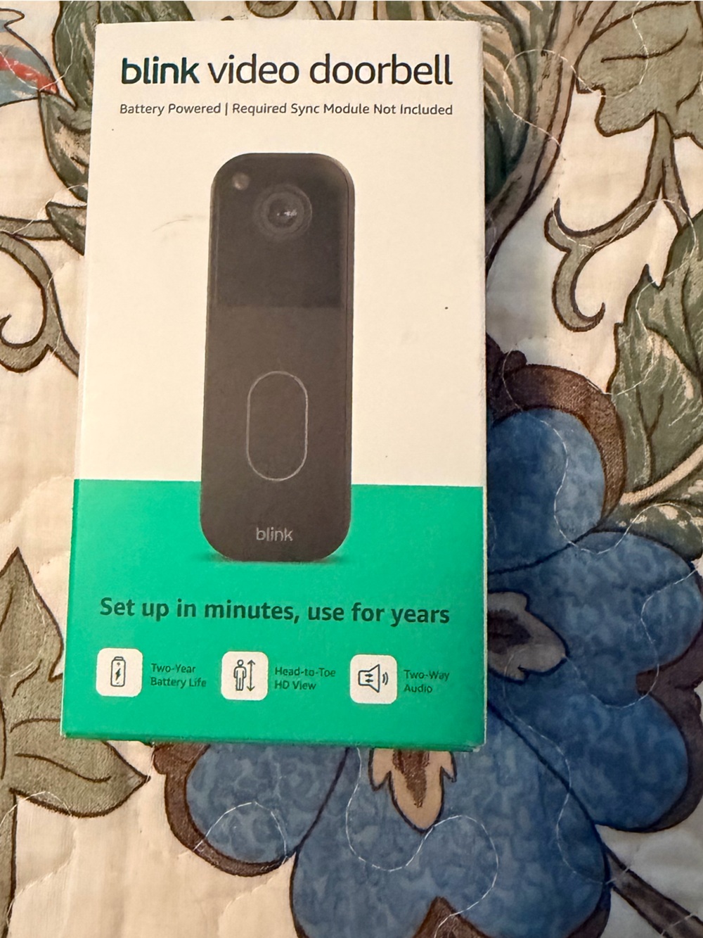 Blink Video Doorbell - Black